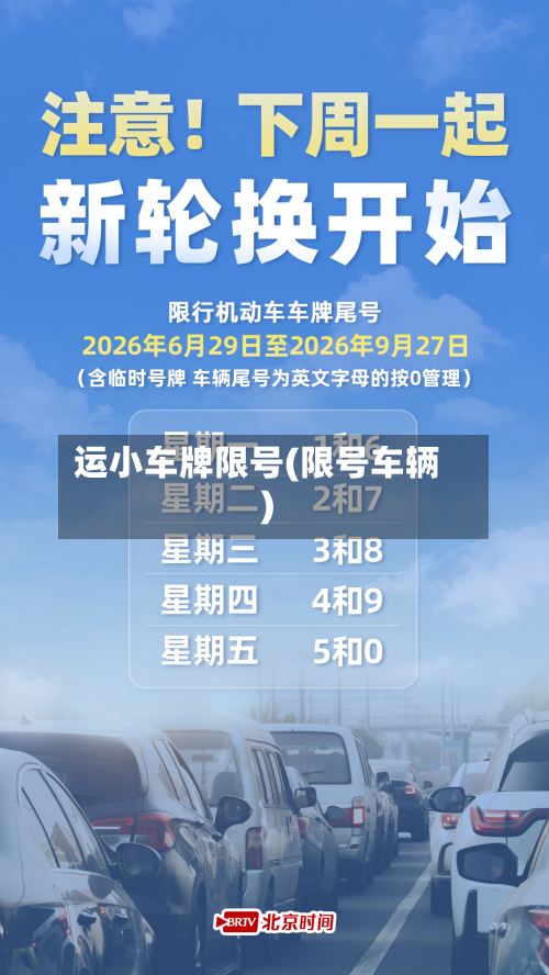 运小车牌限号(限号车辆)-第2张图片